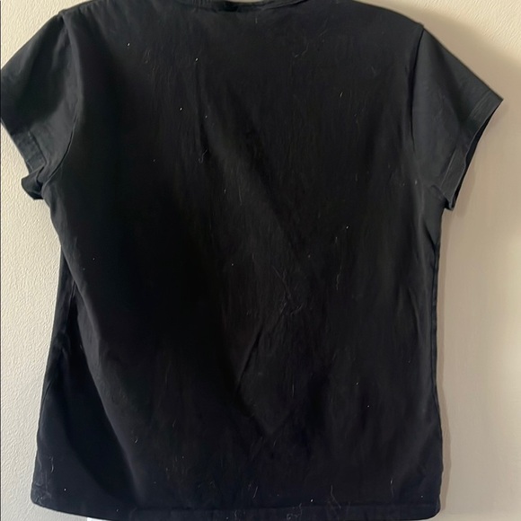 2007 Care Bears Black Tee with Blue Stripes and Bear Design - Picture 4 of 4